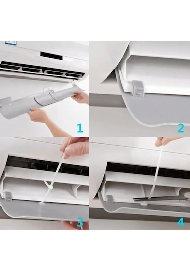 Techtic Evrensel Rüzgar Deflektörü Klima Hava Yönlendirici