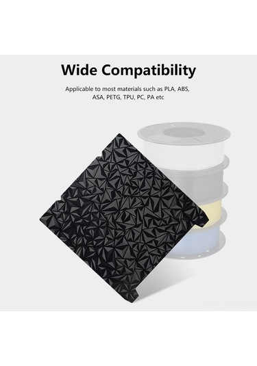 Geeroyoo Ender-3 S1 Ve Pro İçin 235x235mm Peı Ve Peo Kaplı 3d Yazıcı Yapı Plakası, Manyetiksiz Seçenek