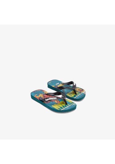 Havaianas Marvel Bebek Yeşil Terlik Düz 4147012 Yeşil