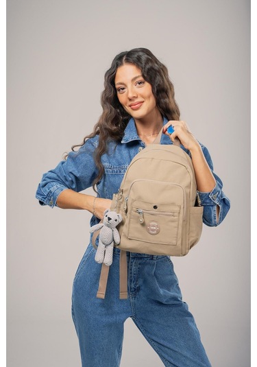 Ççs Kadın 17952 Sırt Çantası Vizon