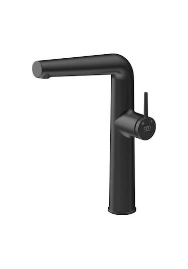 Gpd MLE195-S Aduro Set Üstü Yüksek Lavabo Bataryası Mat Siyah