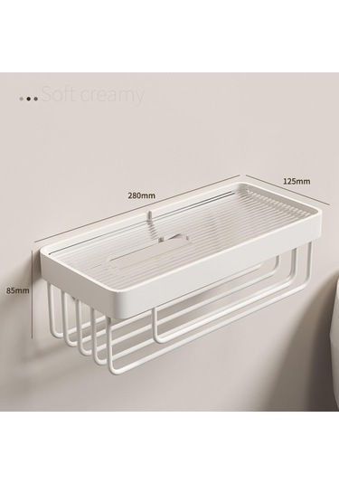 Dolıty Kağıt Havluluk 2& 39 Si 1 Arada Metal 28cmx8,5cmx12,5cm Beyaz