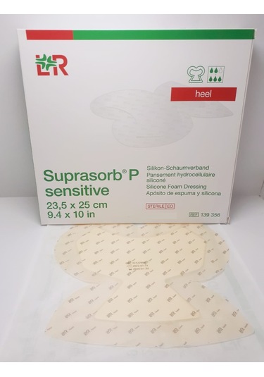 LR Suprasorb P Sensitive Silikon Köpük Örtü 23.5 x 25 CM