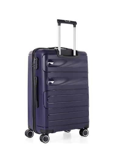 Ççs 5225 Polipropilen Büyük Boy Valiz-lacivert