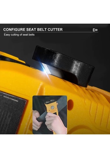 Wison Ws-1414 Cam Kıracaklı Dijital Göstergeli Mıknatıslı Şarjlı Acil Durum Tamirci Feneri Çok Renkli