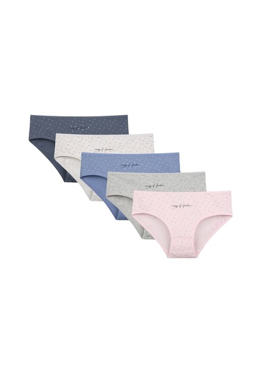 5'li Kadın Külot 3181b7 Gri