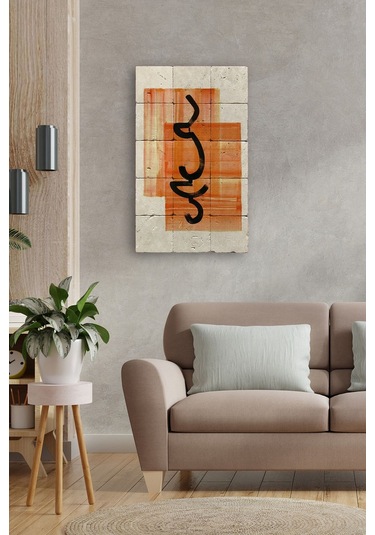 Taş Tablo - Modern Duvar Dekoru 30x50cm