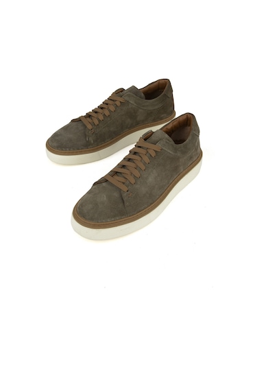Ziya, Erkek Hakiki Deri Sneaker 1531026zh182 Haki 1531026zh182 610 Haki