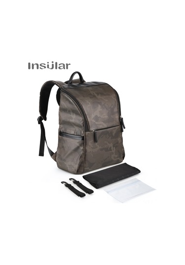 Teltree İşlevsel Anne Çantası: Su Geçirmez, Geniş Kapasiteli, Ergonomik Tasarım, Kahverengi Kahverengi