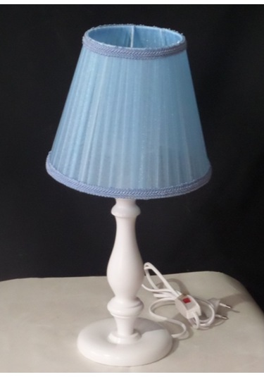 3 Lü Mavi Avize Abajur Seti Çocuk Odası Yatak Odası Avizesi