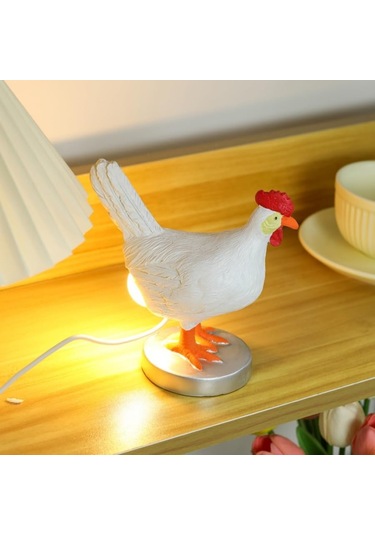 Tavuk Yumurta Lambası 3d Tavuk Yumurta Gecesi Işık Süsleme: Usb Powered Led Reçine Lambası Sıcak Işık Doğum Günü Noel Hediyesi Tavuk Lambası Tavşan Şarj Edilebilir
