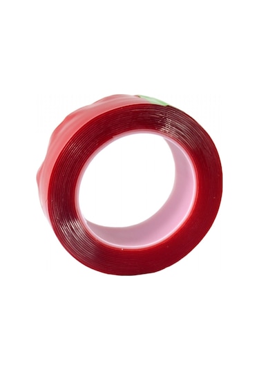 Carpi 50 Mm x 5 Mt Çift Taraflı Silikonlu Bant Şeffaf Br6570179