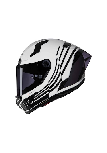 Nolan X-804 Rs Ala 344 Kapalı Kask Siyah - Beyaz
