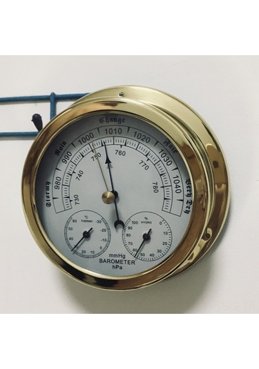 Springsun "132mm Bimetal Termometre İle Hassas Sıcaklık Ve Nem Ölçümü - Dayanıklı Ve Kullanışlı"