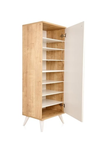 Just Home Modern Baskılı Çok Amaçlı Dolap - Beyaz / Safir Meşe - 136 Cm Safir Meşe / Beyaz Just Home Modern Baskılı Çok Amaçlı Dolap - Beyaz / Safir Meşe - 136 Cm Safir Meşe / Beyaz