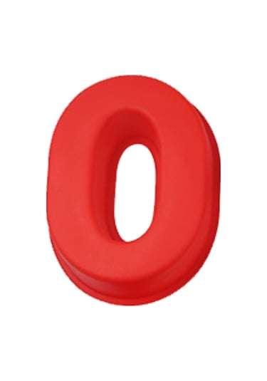 Dijital Silikon Kek Pişirme Kalıp Diy Yapımı Kurabiye Kalıp, Size:number 4 Mavi