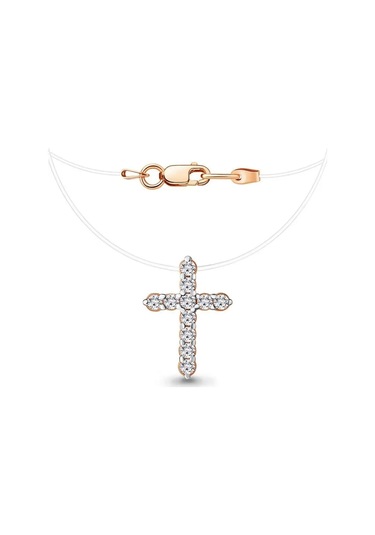 Aquamarıne Gümüş 925 Altın Kaplama Misina Kolye 11226800 Altın