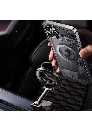 Jmary Mh-79 360 Derece Dönebilen Düz Zemin Araç Telefon Tutucu Siyah