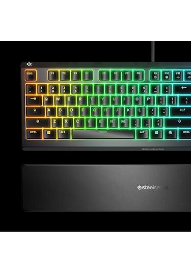 Steelseries Apex 3 USB Kablolu IP32 Suya Dayanıklı RGB Oyuncu Q Klavye