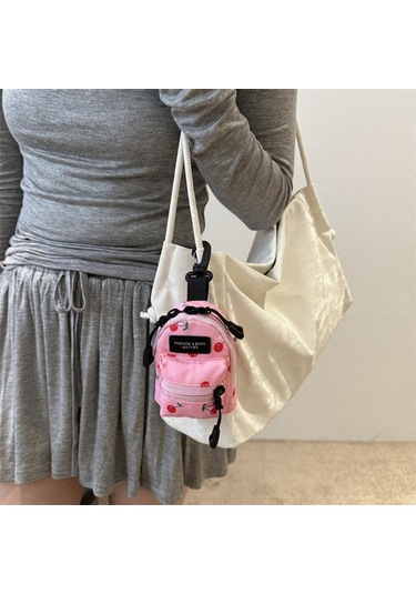 Konesam Siyah Çiçek Desenli Mini Çok Amaçlı Cloth Çanta - Tek Omuz, Çapraz, Boyun Ve Bel Taşıma Seçenekleriyle Küçük Eşyalarınızı Saklayın