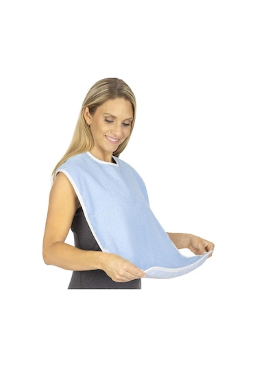 Ht Sağlık Yıkanabilir Cepli Hasta Yemek Mama Önlüğü