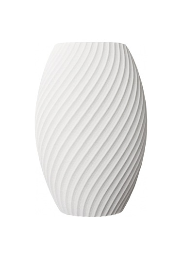 Spiral Modern 3d Vazo Beyaz