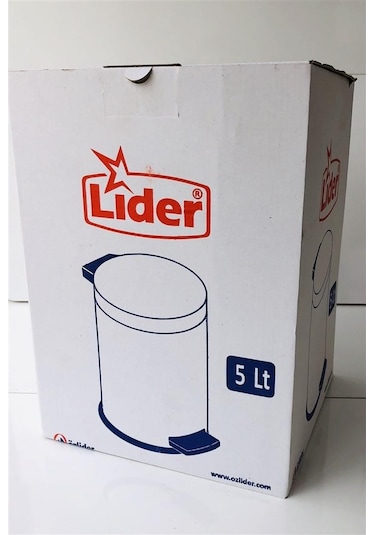 Lider 5 Lt Pedalli Çöp Kovası Siyah