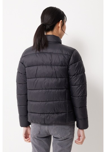 Lee Regular Fit Normal Kesim Dik Yaka Siyah Şişme Mont L222714001 Siyah