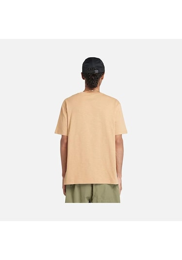 Timberland Graphic Slub Erkek Tişört Tb0a5ufueh31 Şampanya