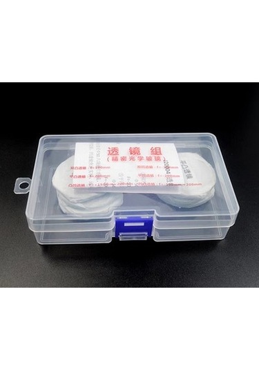 Cam Mercek Seti 6 Adet 50mm Çapında Kenarları Tıraşlı Saklama Kutusu İle