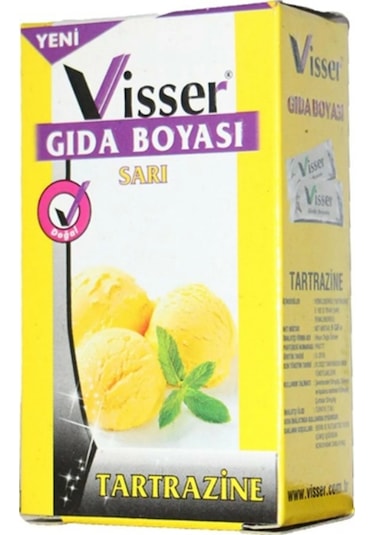 Visser Toz Gıda Boyası Sarı 9 G