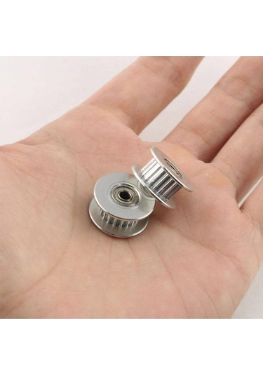 Koodmax 3d Yazıcı Printer Gt2 20 Diş Avare H Tipi Kasnak Vida Deliği 3mm Kayış 6mm Rulmanlı