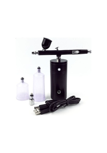 Sones Taşınabilir Şarj Edilebilir Mini Elektrikli Küçük Airbrush Hava Pompası Seti Boyama İçin Renkli Boyama Aracı