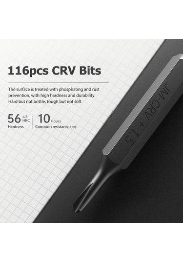 Geeksen 145 Parçalı Profesyonel Tornavida Uç Seti - Cr-v Çelik, Manyetik, Ev Ve Elektronik Onarım İçin Diğer