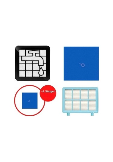 Srfn Ticaret Philips Powerpro Compact/powerpro City Fc9515 Uyumlu Hepa Filtre Seti