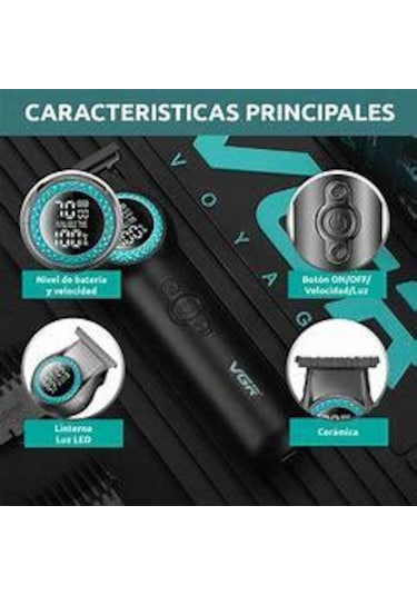 Vgr V-990 Profesyonel Saç Ve Sakal Kesme Makinesi Şarjlı Tıraş Makinesi 2,5 Saat