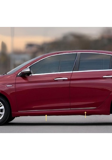 Ebal Otomotiv Fiat Egea Cross Krom Yan Kapı Çıtası 4 prç. 2015 ve üzeri P.Çelik