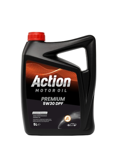 Action Premium 5W30 DPF 5 Lt - Euro 5/6 Uyumlu Tam Sentetik Motor Yağı