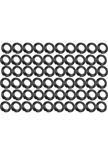 Wezone 60 Adet Silikon Olta Sapı Koruma Yastığı - Olta İp Çıkmamasını Engeller, Sapı Kırılmaz Sağlar - 8.5mm