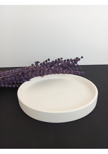 Dekoratif Yuvarlak Sunum Tabağı, El Yapımı, Ev Dekoru, Masa Dekoru