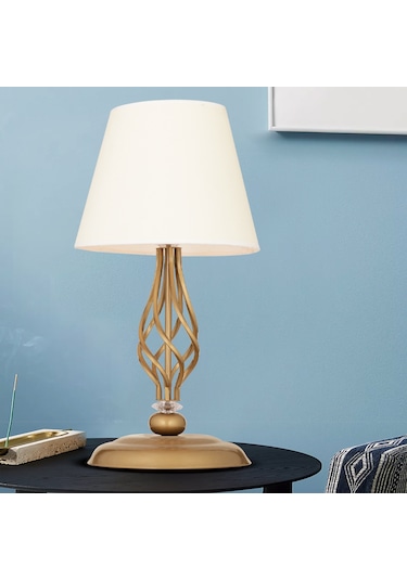 Lupin Beyaz Şapkalı Eskitme Abajur Diğer