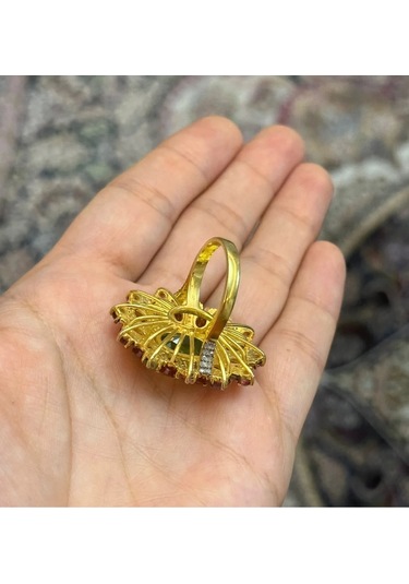 Allahverdi Türkmen Peridot Elmas Yüzük