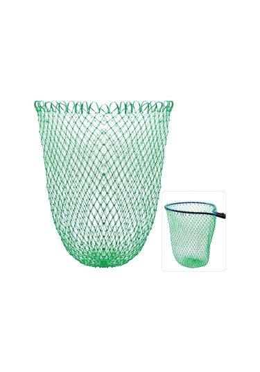 Yeşil, 40 Cm Balık Ağı, Tatlı Su, Tuzlu Su İçin Katlanabilir Balık Ağı, Sapsız
