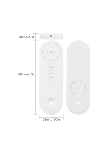 Reedark "wi-fi Perde Motoru Uzaktan Kumandası - T Ve U Raylı Perdeler İçin Akıllı Kontrol, 6 Aya Kadar Pil Ömrü"