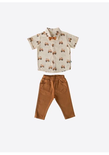 Organik Track 2'li Takım Natural Krem