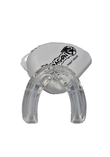 Dragondo 99125 Şeffaf Dişlik Profesyonel Dişlik Ve Saklama Kutusu Boks Dişlik Beyaz