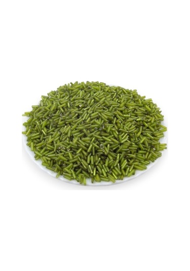 Zeytin Yeşili Boru Boncuk 80 Gr