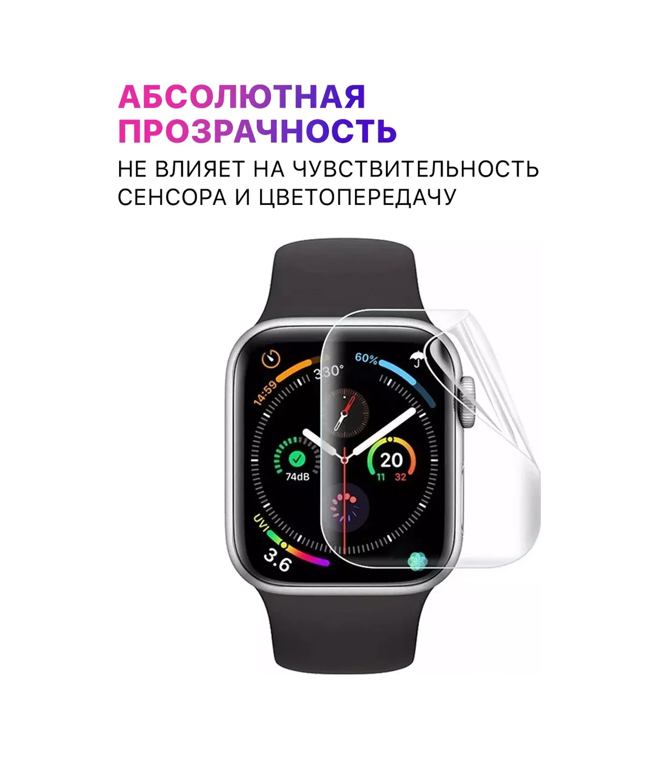 Mıxstore iOs Uyumlu Watch 7, 8, 9 41 Mm İçin Koruma Filmi 170430277