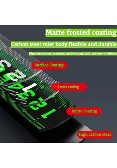 Yüksek Hasiyetli Şerit Mee Geri Çekilebilir Kalınlaştırılmış Ve Aşınmaya Dayanık Ql10m25mm Diğer