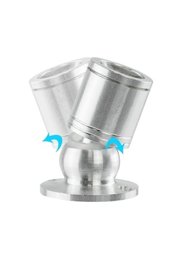 Opulentliving Mini Led Downlight 1w, 20mm, 360 Dönüşümlü, Enerji Tasarruflu, Çok Renkli Tavan Spot Işığı Çok Renkli